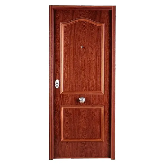 SegureStil Puerta de entrada Acorazada S105 Serie V Interior - 90 x 206 cm, Derecha, Sapelly - Vista frontal