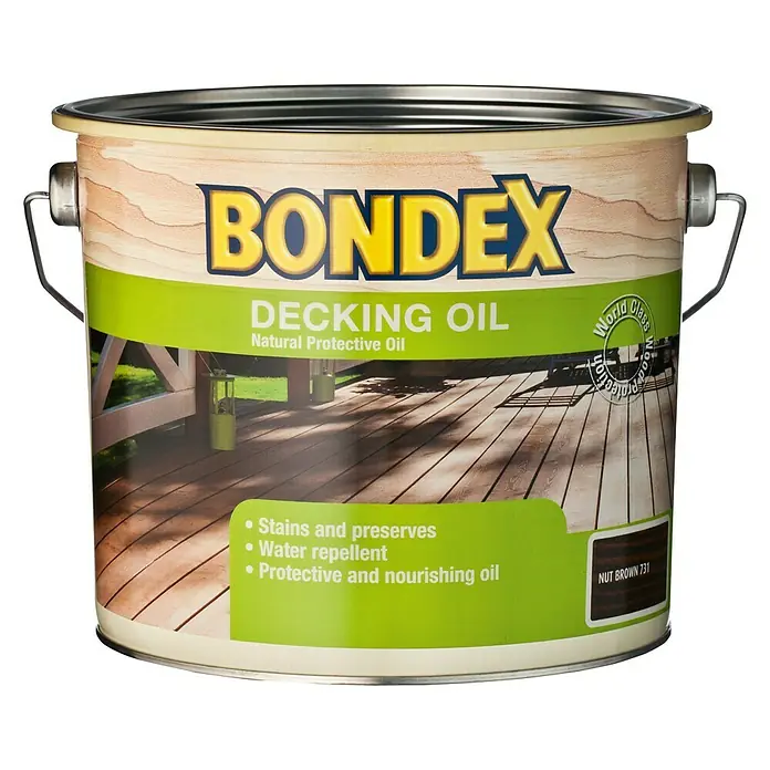 Bondex Ulje za drvo Decking - Crveni bor, 2,5 l - Pogled sprijeda