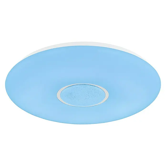 Globo LED-Deckenleuchte rund Sully - Weiß, Warmweiß, 490 mm - Ansicht von unten