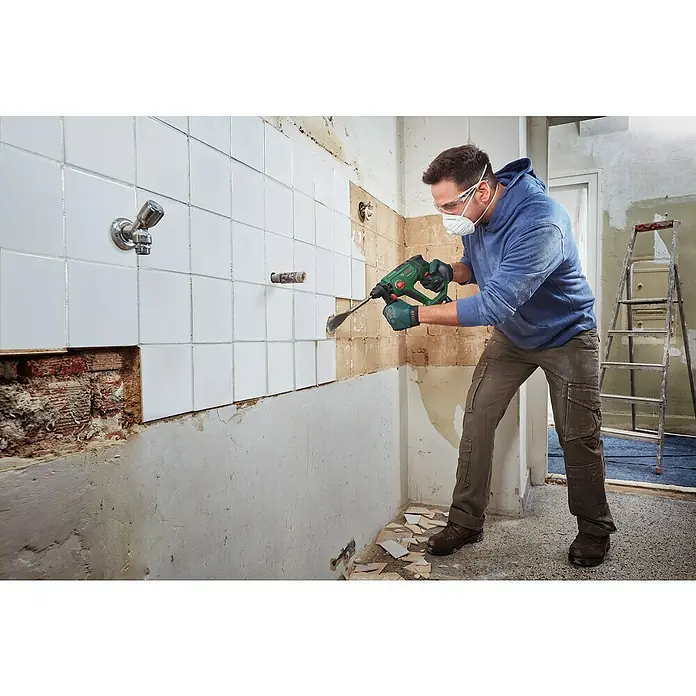 Bosch 18 V Power for All Akku-Bohrhammer UniversalHammer 18V - 18 V, Ohne Akku, Leerlaufdrehzahl: 0 U/min - 2.000 U/min, Einzelschlagstärke: 2 J - Anwendungsbeispiel