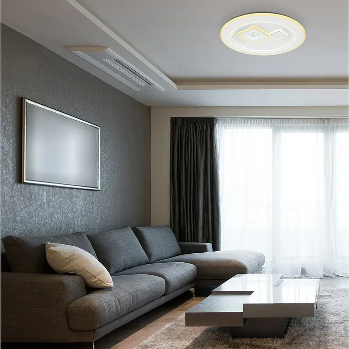 Globo LED-Deckenleuchte VALERIA - 40 W, Weiß, Warmweiß - Stimmungsaufnahme