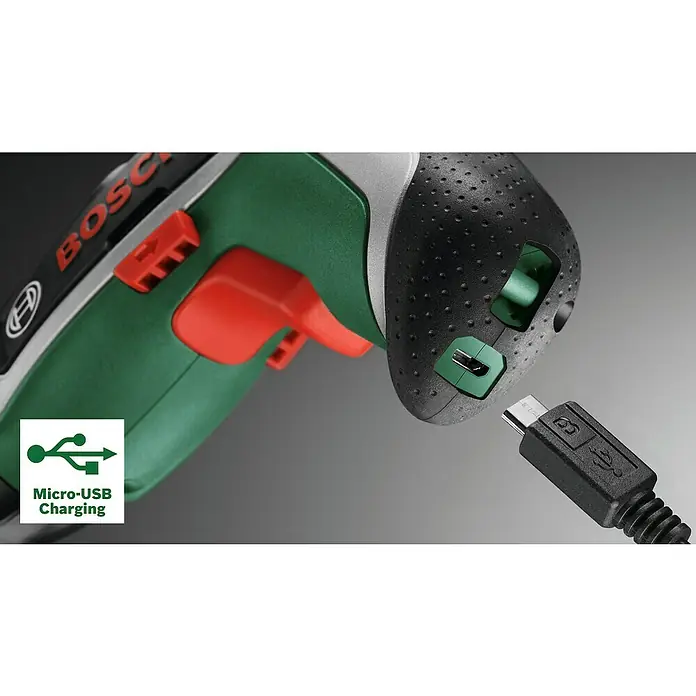 Bosch Akkuschrauber IXO 7 Set - 3,6 V, 1 Akku, 2 Ah, Leerlaufdrehzahl: 235 U/min - Informationsansicht
