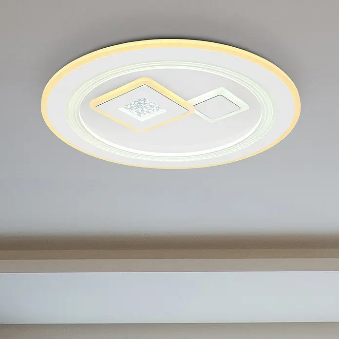 Globo LED-Deckenleuchte VALERIA - 40 W, Weiß, Warmweiß - Bildausschnitt