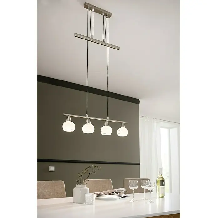 Globo Elliott LED-Pendelleuchte - Warmweiß, Höhe: 160 cm - Stimmungsaufnahme