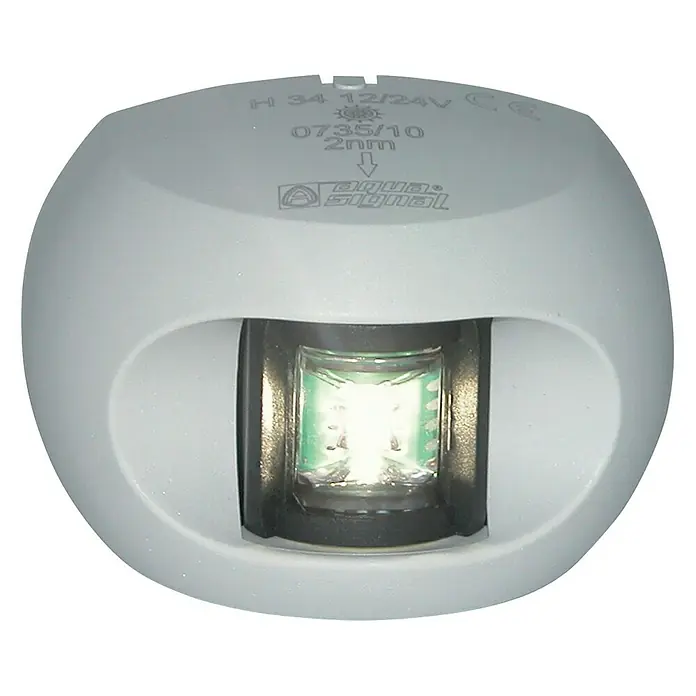 Aqua Signal Serie 34 Heck-Navigationslaterne für Boote - LED, 2 sm, Mit BSH-Zulassung - Vorderansicht