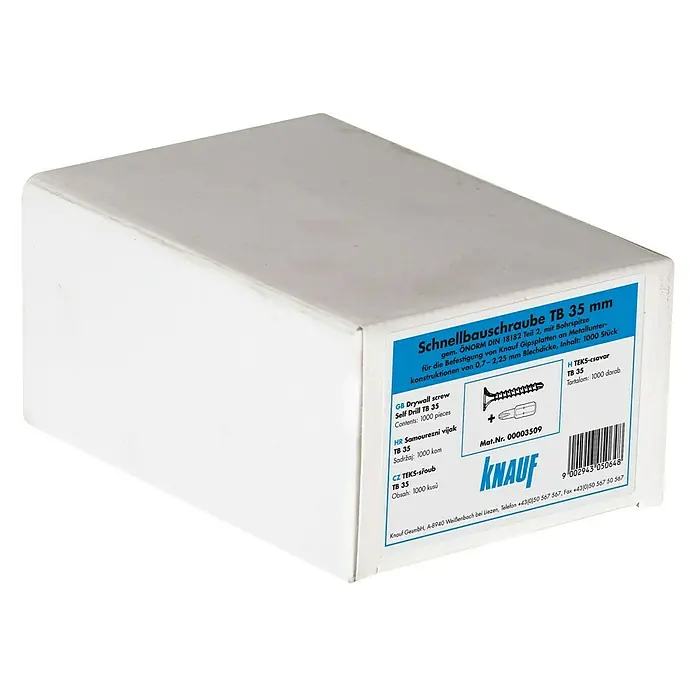 Knauf Schnellbauschraube - Durchmesser: 3,5 mm, Länge: 35 mm, 1.000 Stk.