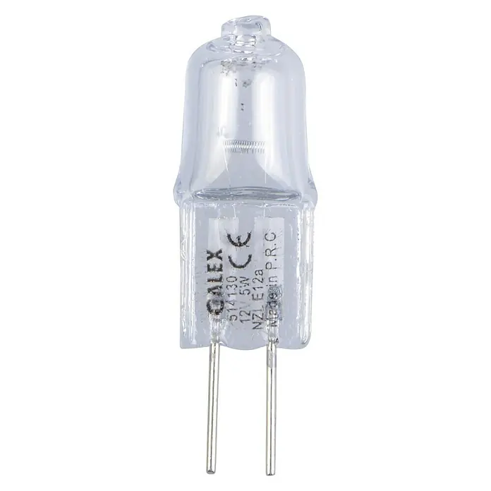 Talamex Halogenstift für Boote - 5 W, 12 V, Lichtfarbe: Neutralweiß - Vorderansicht