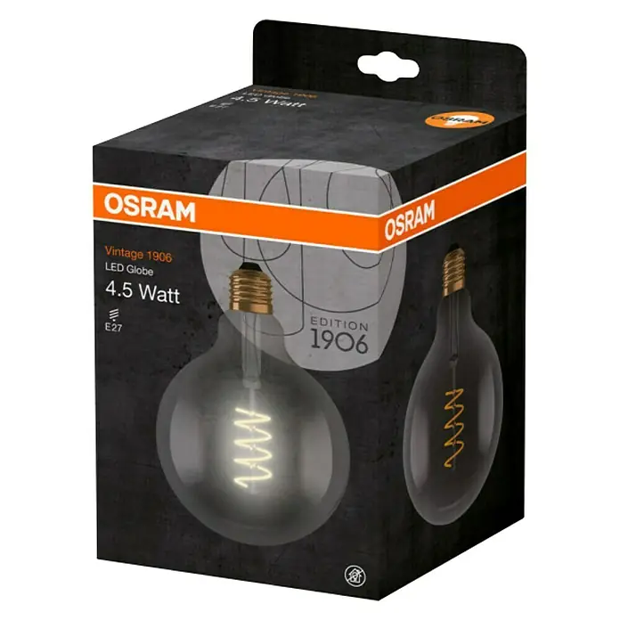 Osram Vintage 1906 Bombilla LED - E27, 5 W, 150 lm - Vista angular