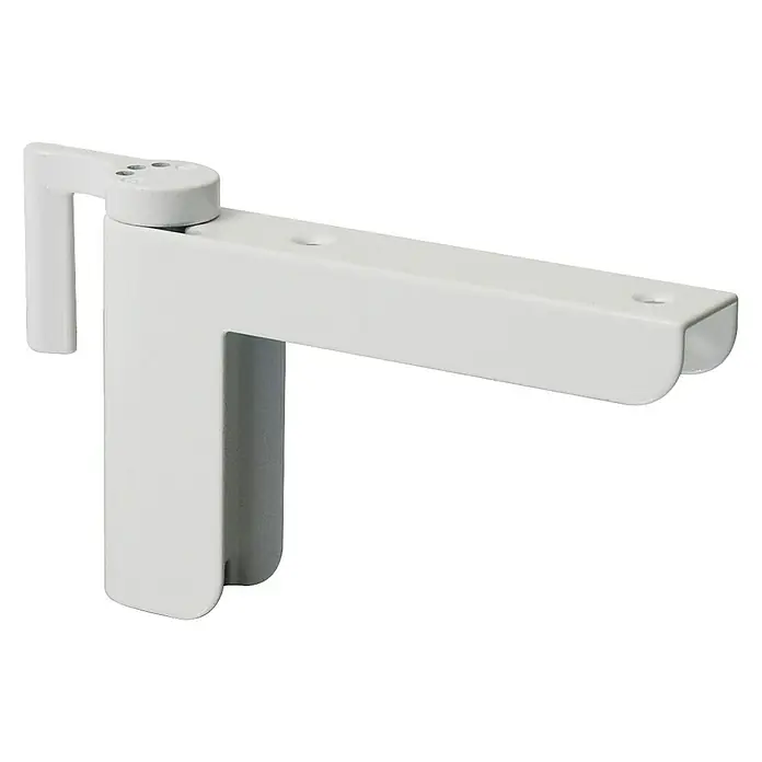 Abus Türschließer 2603 - Geeignet für: Innentüren, L x B: 125 x 70 mm, Links/Rechts, Weiß - Diagonale Ansicht