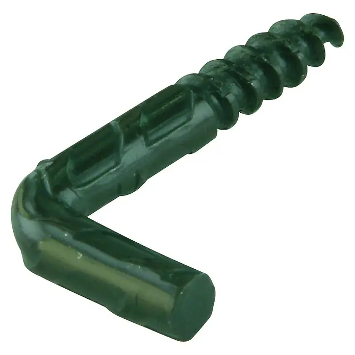 Stabilit Kuka za uvijanje - Ø x D: 4,2 x 30 mm, 10 Kom., Navoj za drvo, Crne boje, Ravni oblik - Pogled odozgo