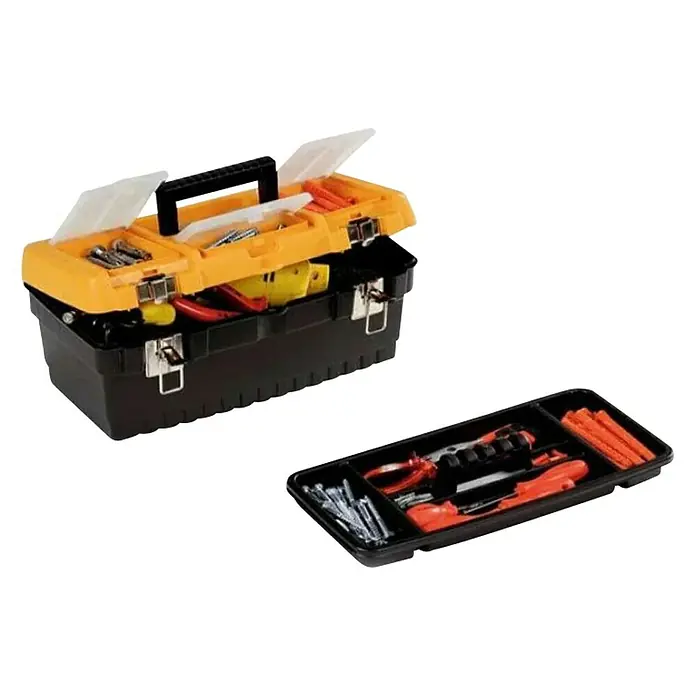 Kutija za alat PMT16 - D x Š x V: 41,3 x 21 x 18,6 cm, Plastika - Dijagonalni pogled