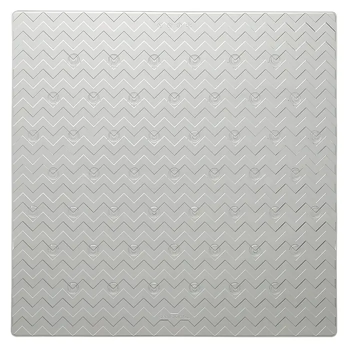 Sealskin Douchemat Leisure - 53 x 53 cm, Transparant, Kunststof - Bovenaanzicht