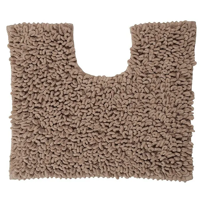 Sealskin Toiletmat Twist - 50 x 45 cm, Zand, 100% Polyester - Bovenaanzicht