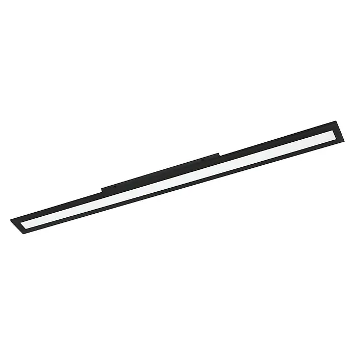 Eglo LED-Panel SALOBRENA-Z - 33,5 W, L x B x H: 120 x 10 x 4,5 cm, Schwarz - Diagonale Ansicht