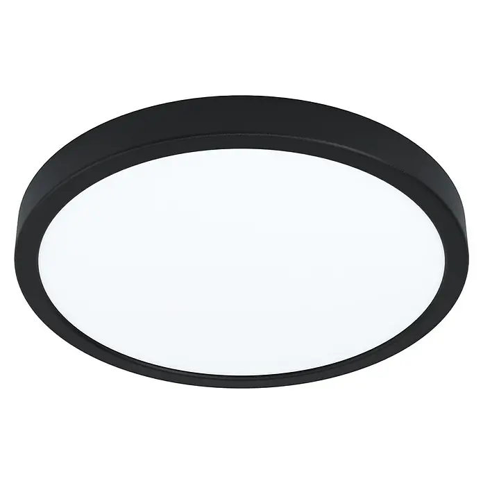 Eglo LED-Deckenleuchte FUEVA-Z - 19,5 W, Schwarz - Diagonale Ansicht