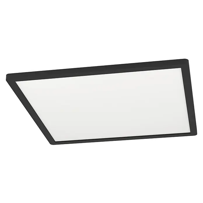 Eglo LED-Panel ROVITO-Z - 16,5 W, L x B x H: 42 x 42 x 2,5 cm, Schwarz, RGB - Diagonale Ansicht