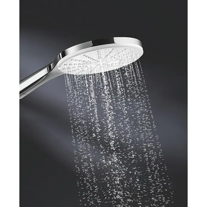 Grohe Teleducha Vitalio SmartActive Cube - Número de funciones: 3 ud., Blanco/Cromo - Producto en uso