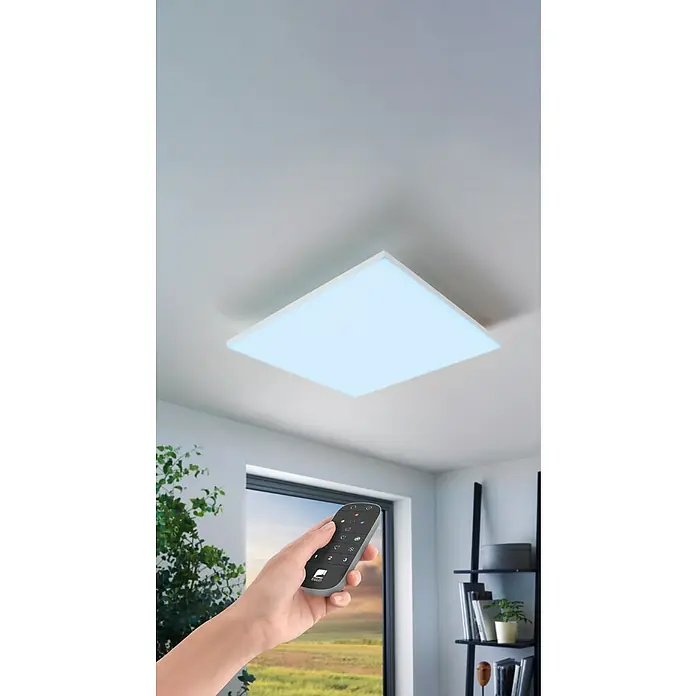 Eglo LED-Panel TURCONA-Z - 32,4 W, L x B x H: 60 x 60 x 7,5 cm, Weiß, RGB - Anwendungsbeispiel
