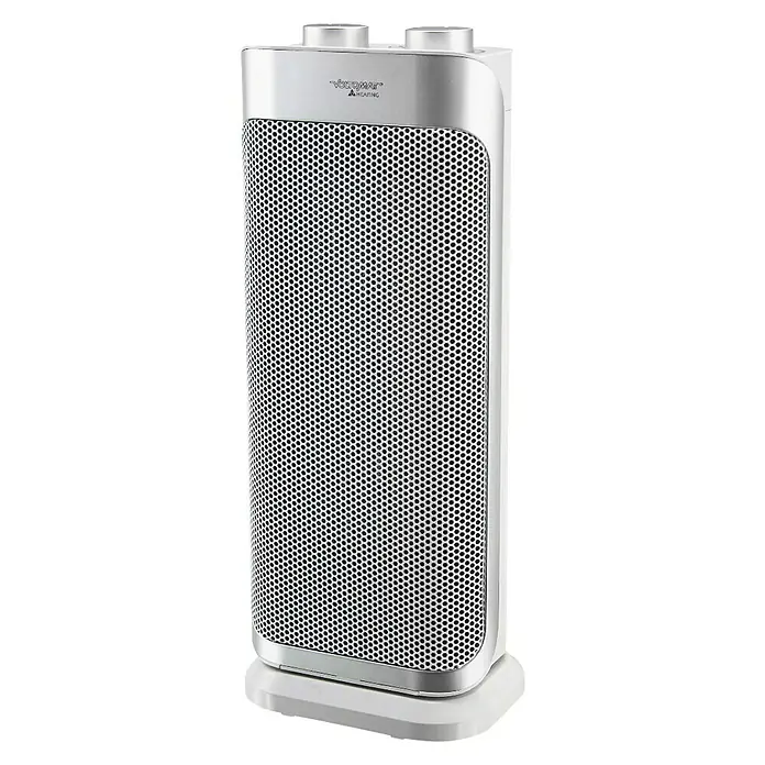 Voltomat HEATING Calefactor cerámico - 2.000 W, Altura: 40,9 cm, Con termostato - Vista angular