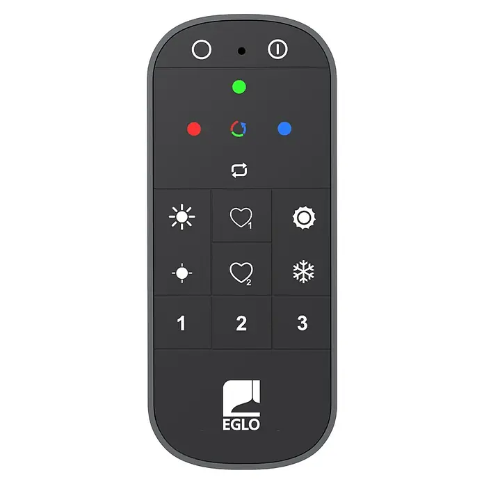 Eglo Connect Fernbedienung - Grau - Vorderansicht