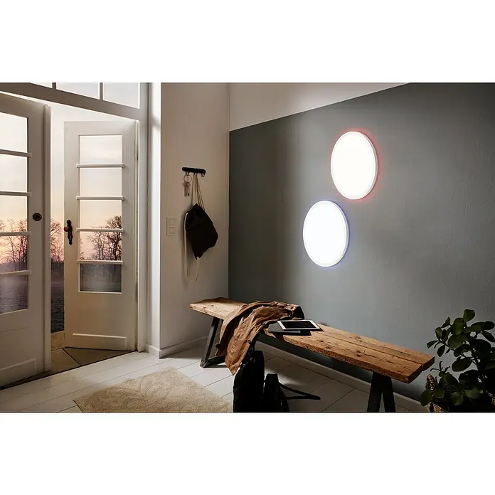 Eglo LED-Panel ROVITO-Z - 16,5 W, Weiß, RGB - Stimmungsaufnahme
