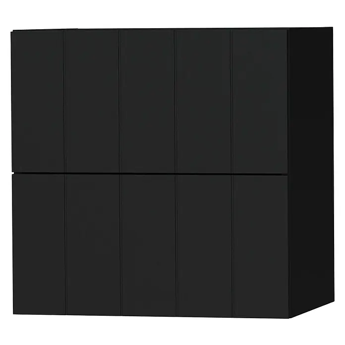 Tiger Maryport Wastafelonderkast - l x b x h: 45 x 59,7 x 60 cm, Mat Zwart - Diagonaal zicht