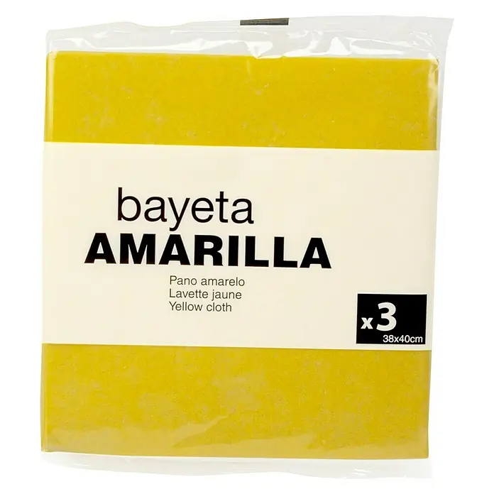 Rozenbal Bayetas de limpieza suaves - Específico para: Multiusos, 3 uds. - Vista frontal