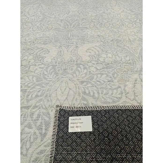 Alfombra de pelo corto Life - Gris, 170 x 120 cm - Primer plano