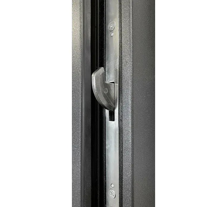 Splendoor Nebeneingangstür NS2 - 98 x 198 cm, DIN Anschlag: Links, Anthrazit - Detailaufnahme