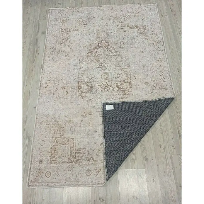 Alfombra de pelo corto Life - Beige, 170 x 120 cm - Foto ambiente