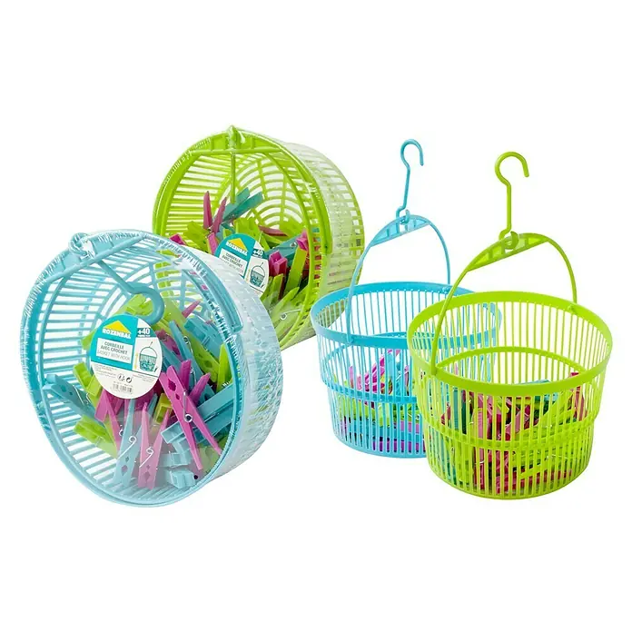 Rozenbal Set de pinzas redondo telescópico - Multicolor - Vista angular
