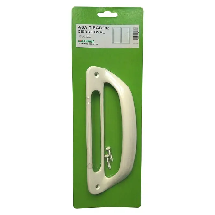 Tirador para puertas 81090 - Aluminio, Blanco