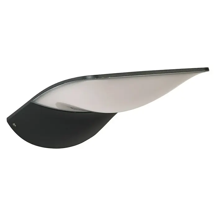 Lutec Aplique exterior LED Zerta - 30 W, 30,3 x 20 x 14,3 cm, Antracita, Opal, IP44