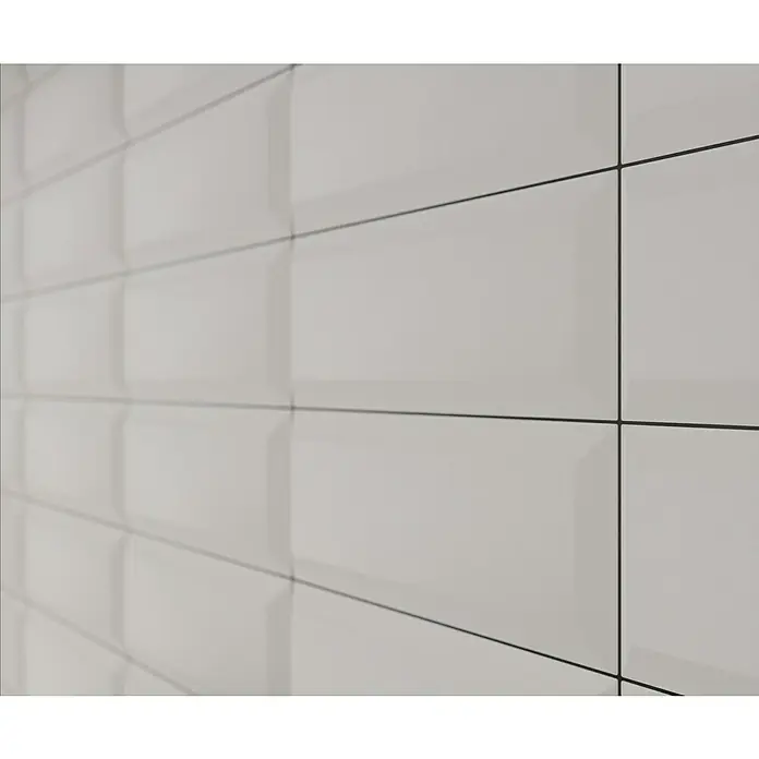 Wandfliese Metro Biselado - 9,8 x 29,8 cm, Weiß, Matt - Stimmungsaufnahme