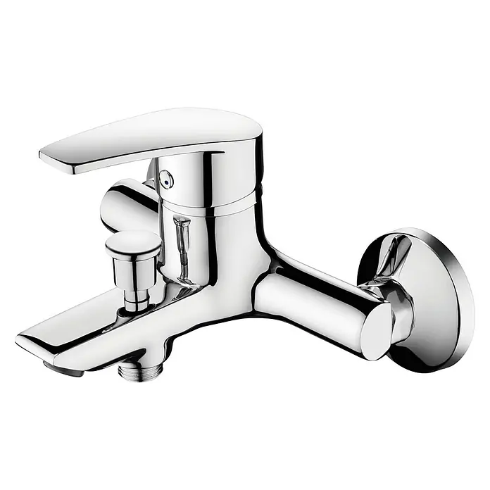 Cosmobath Bailey Grifo monomando de bañera - Cromo, Brillante