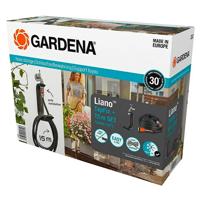 Gardena Vrtno crijevo - Duljina: 15 m, Promjer crijeva: 13 mm (½″) - Dijagonalni pogled