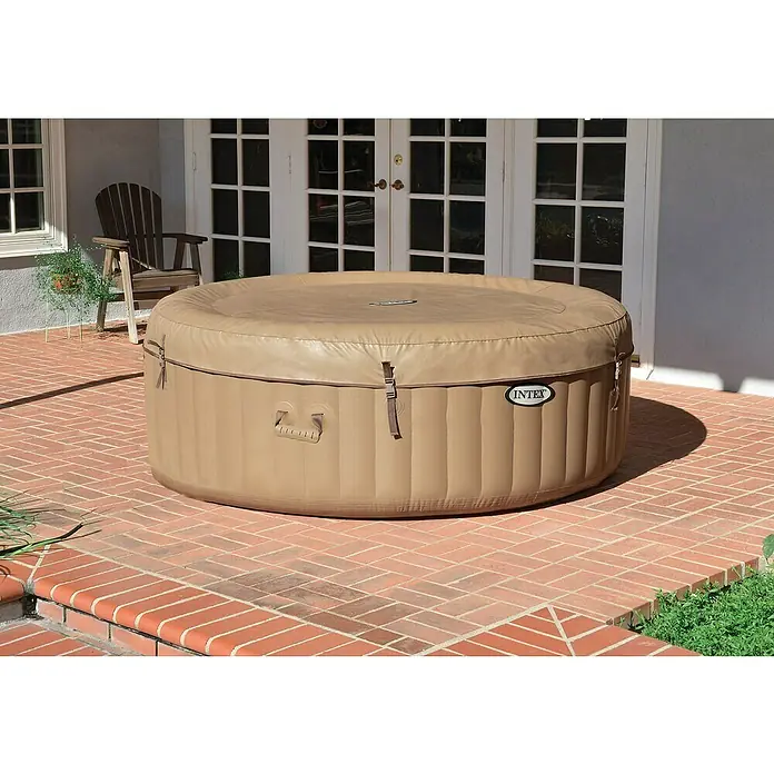 Intex Hidromasažni bazen Pure Spa Bubble 77 Circular - 795 l, Prikladno za: 4 odrasle osobe - Živopisni prikaz