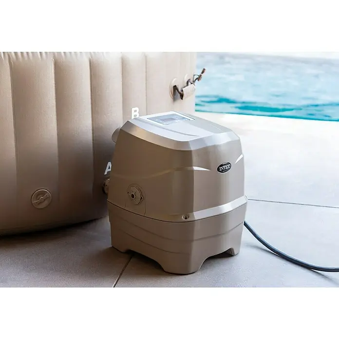Intex Hidromasažni bazen Pure Spa Bubble 77 Circular - 795 l, Prikladno za: 4 odrasle osobe - Živopisni prikaz