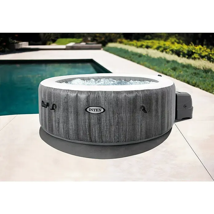 Intex Hidromasažni bazen Pure Spa Greywood Deluxe - 795 l, Prikladno za: 4 odrasle osobe - Živopisni prikaz