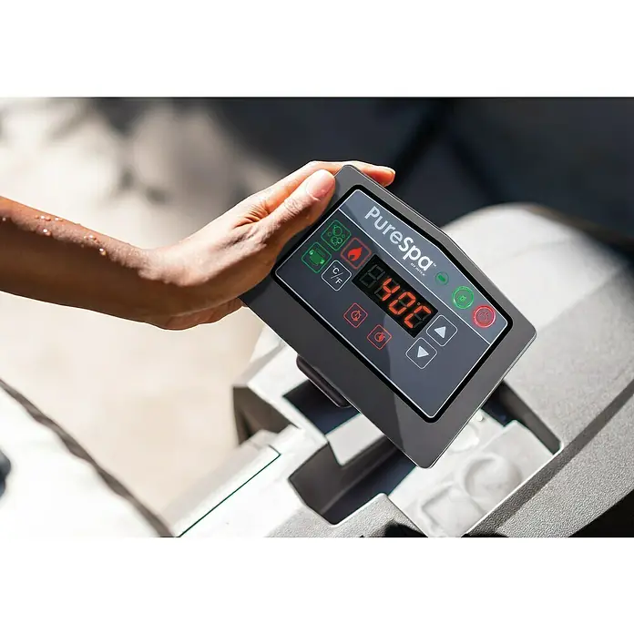 Intex Hidromasažni bazen Pure Spa Greywood Deluxe - 795 l, Prikladno za: 4 odrasle osobe - Detaljan prikaz
