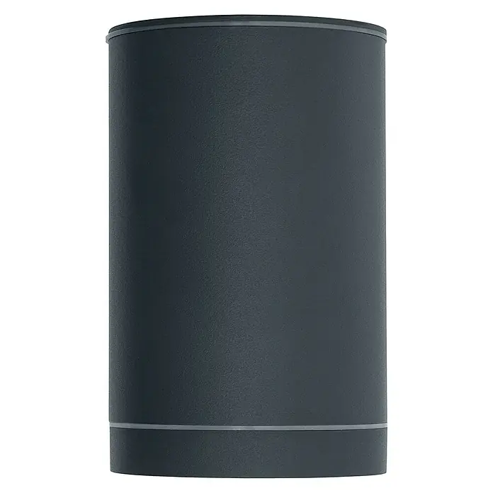 Ledvance Außenwandleuchte Classic Beam - L x B x H: 10,4 x 9,2 x 14,6 cm, Lichtaustritt nach unten, Aluminium, Dunkelgrau, GU10 - Vorderansicht