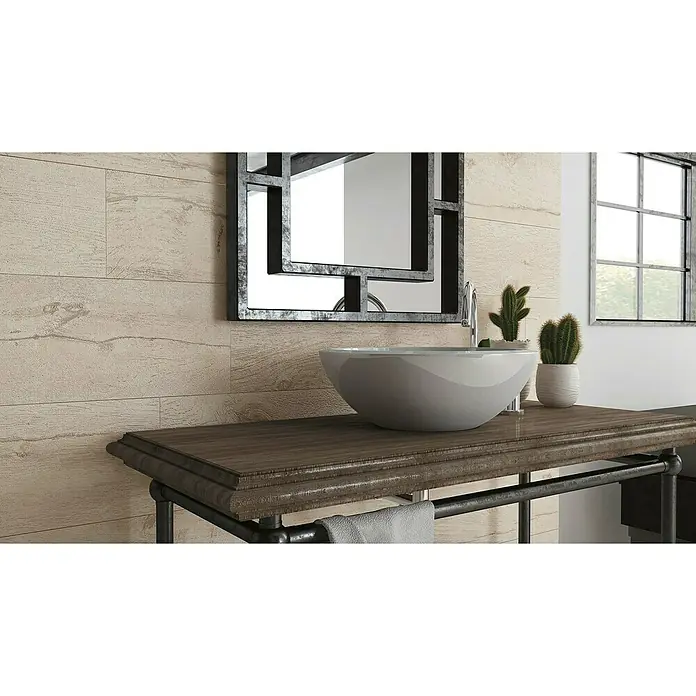Porculanska pločica Fable White - 90 x 22,5 cm, Mat - Živopisni prikaz
