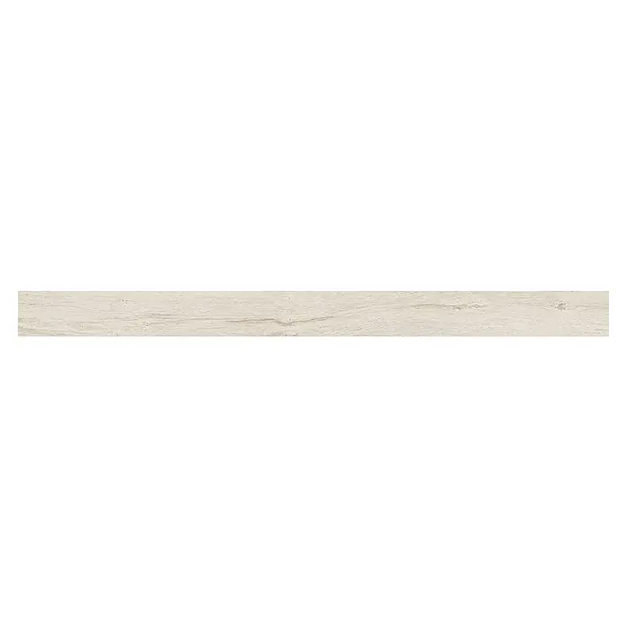 Rubna pločica Fable White - 7,2 x 90 cm, Mat - Pogled s gornje strane