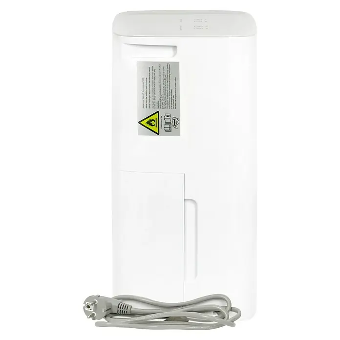Proklima Luftentfeuchter - 205 W, Entfeuchtungsleistung: 10 l/Tag, Rollen, 20,5 x 27 x 40,8 cm - Rechte Seitenansicht