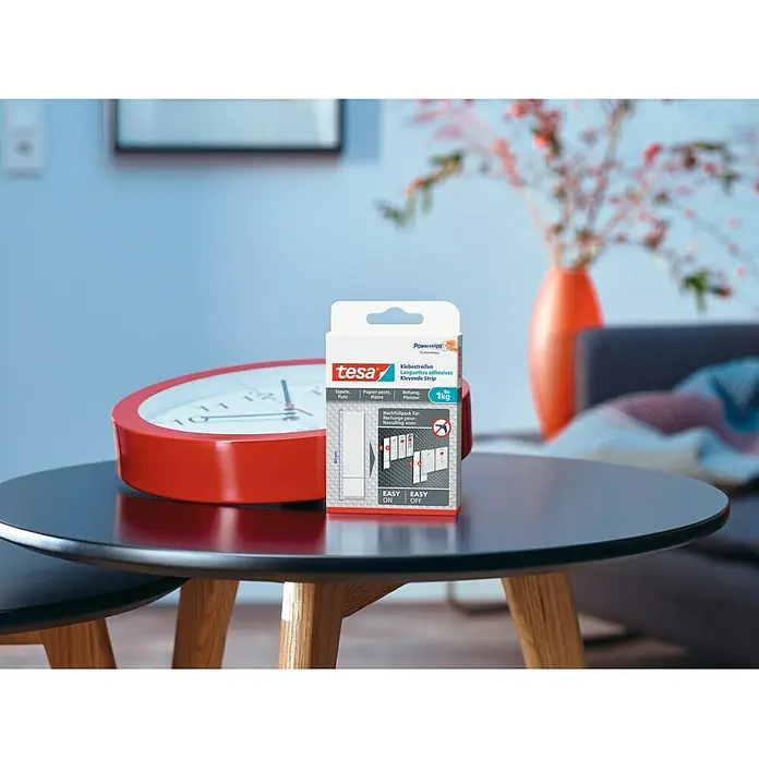 Tesa Powerstrips Tira autoadhesiva - 6 uds., Carga soportada: 1 kg