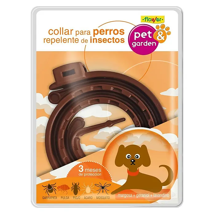 Flower Collar para perros Pipeta - Apto para: Perros, Específico para: Repeler los insectos - Vista frontal