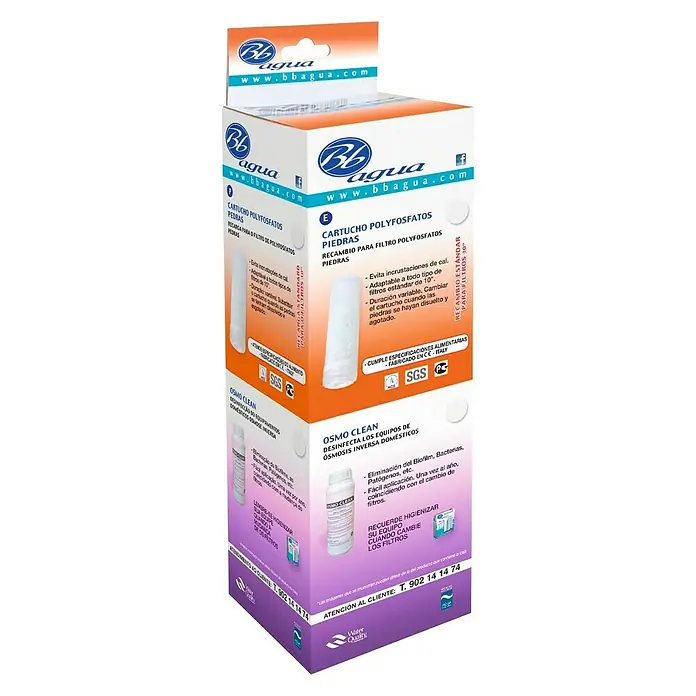 Bb agua Limpiador osmosis Osmo Clean - 500 ml, Apto para: Equipos de ósmosis