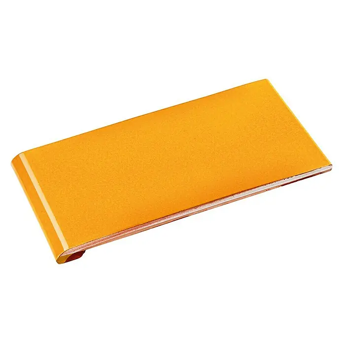 BHS Cataluña Baldosa decorativa Vierteaguas - 14 x 28 cm, Amarillo