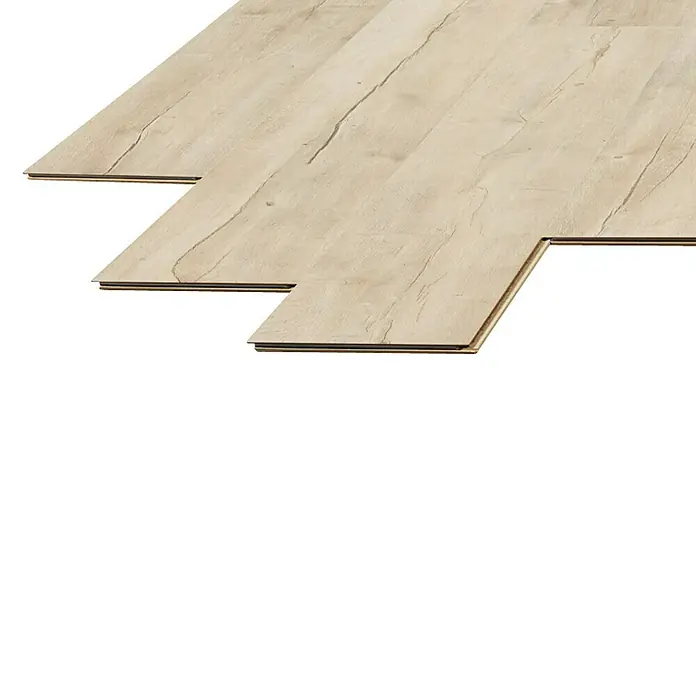 LOGOCLIC Laminado Roble Thermes - 1.375 x 188 x 12 mm, AC5, Junta: V4 micro bisel - Primer plano