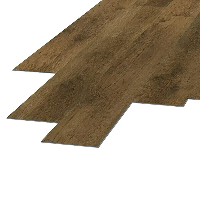 LOGOCLIC Laminado Roble Sutter - 1.380 x 193 x 6 mm, AC3 - Primer plano